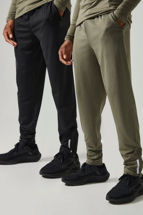 2er-Pack Man Active Gym Performance Jogginghose