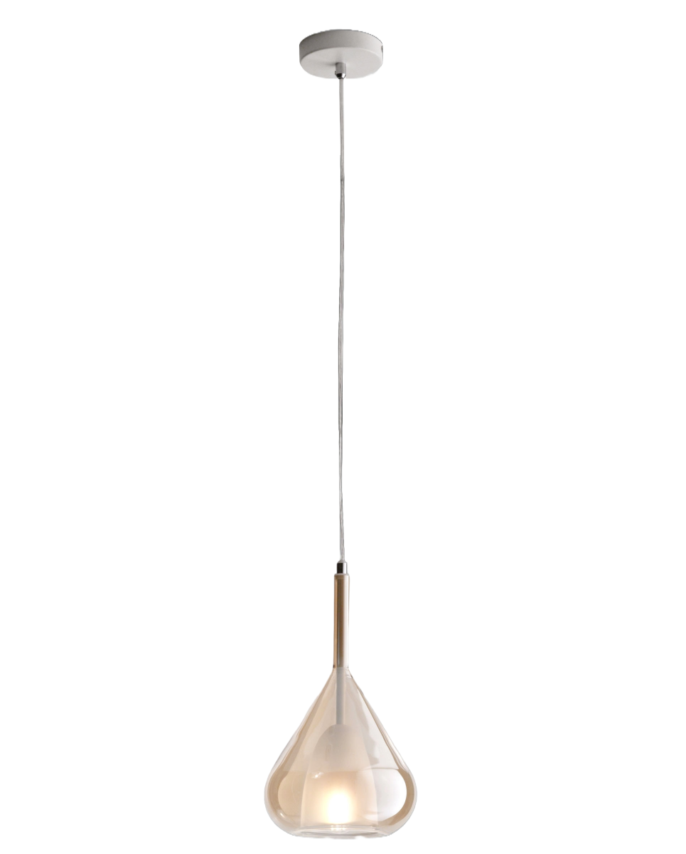 Pendelleuchte Lila 1-flg Amber