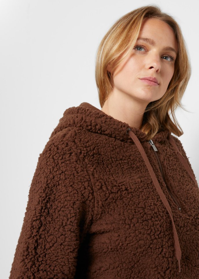 Teddy-Fleeceshirt, Pullover