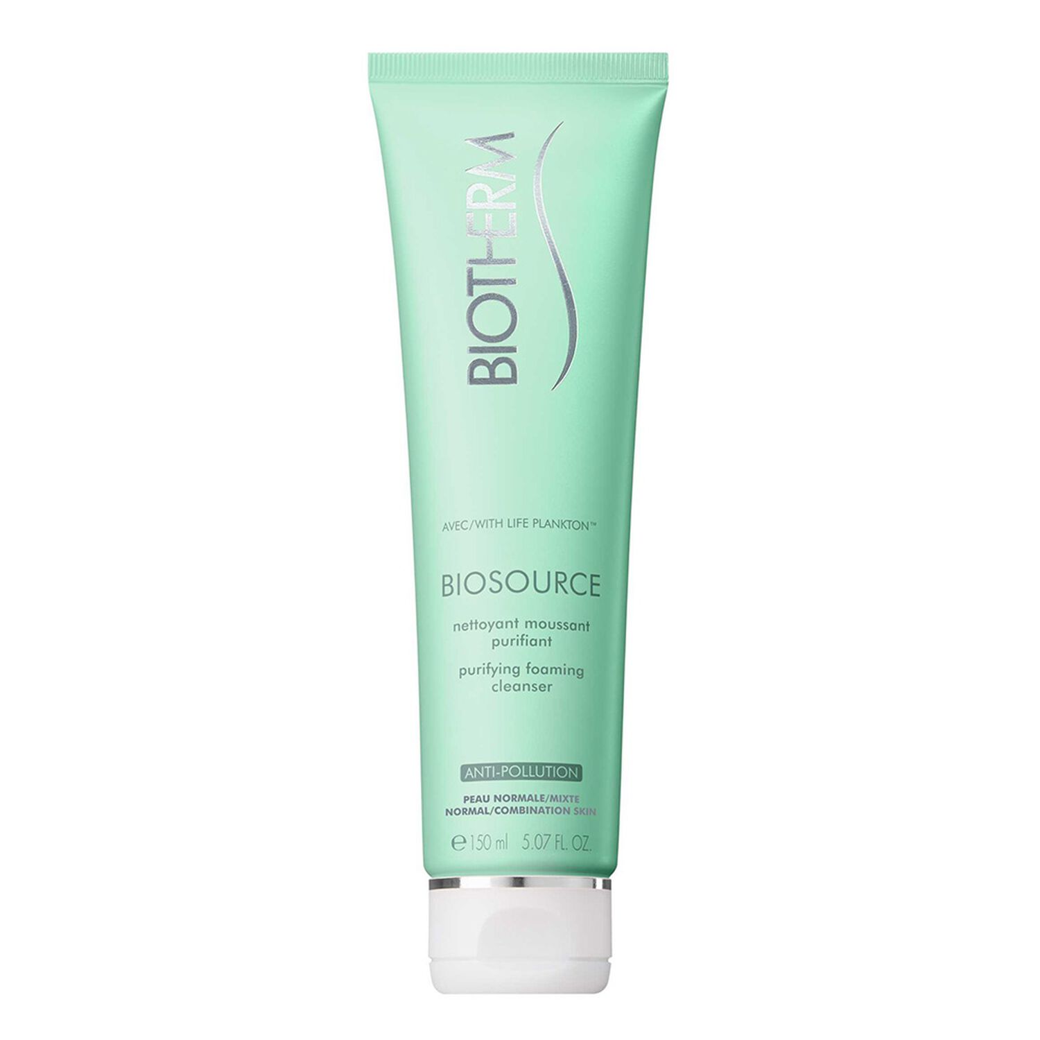 Biotherm Biosource Exfoliant Nettoyant Moussant Purifiant - Peaux Normales à Mixtes 150 ml