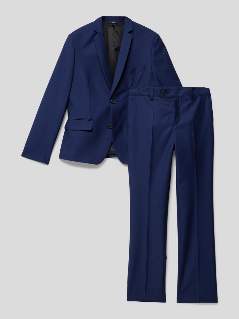 Anzug mit 2-Knopfleiste in blau