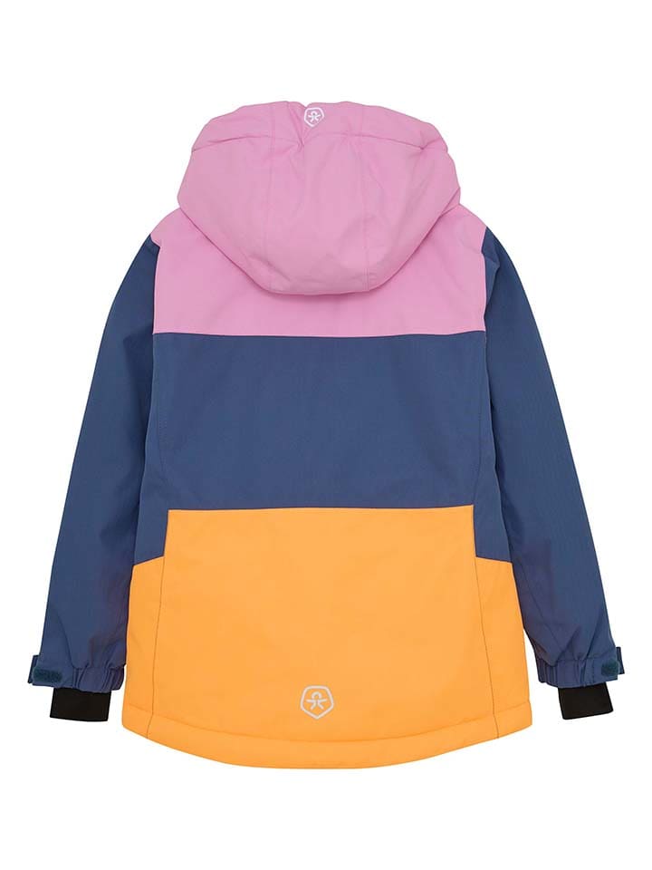 Color Kids Ski-/ Snowboardjacke in Rosa/ Blau/ Orange günstig kaufen