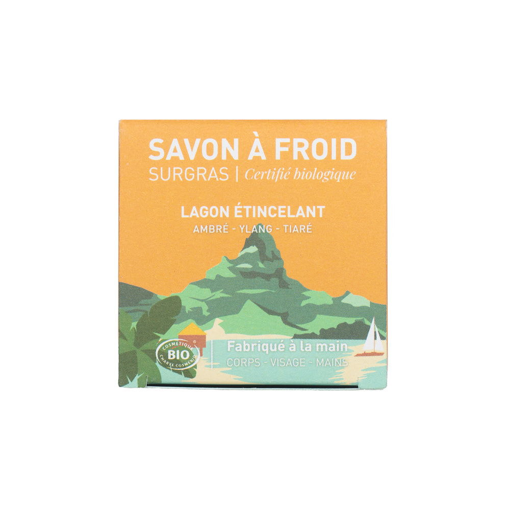 atelier populaire Lagon Étincelant | Savon à froid surgras certifié BIO Savon