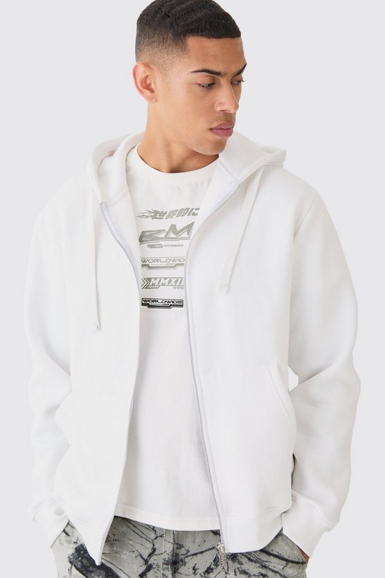 Basic Hoodie mit Reißverschluss