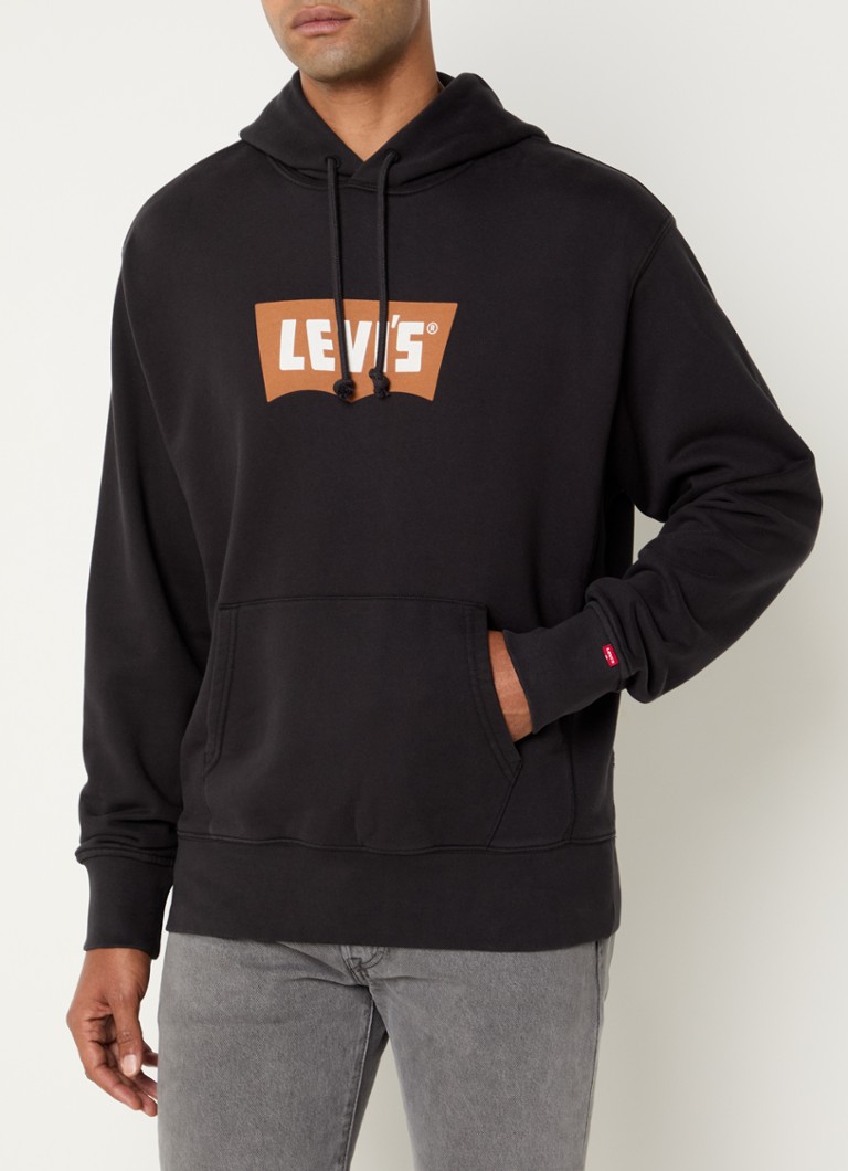 Felpa con cappuccio Levi's con logo stampato