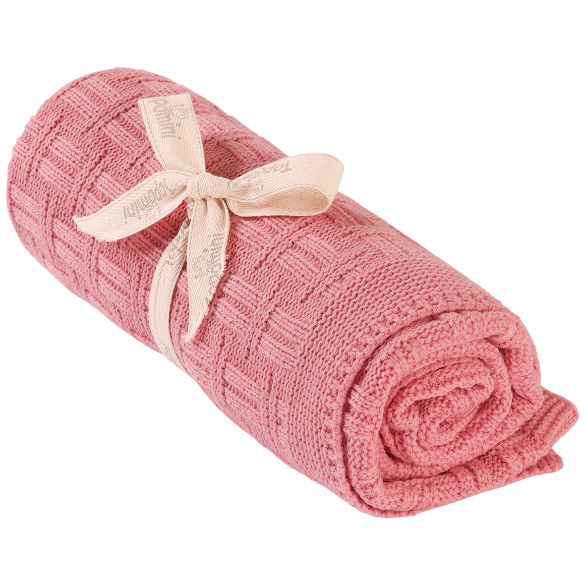 Baby Strickdecke mit Strukturmuster