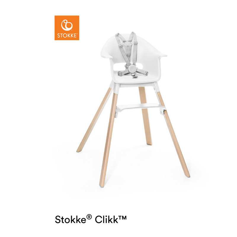 Chaise haute Clikk blanche Stokke