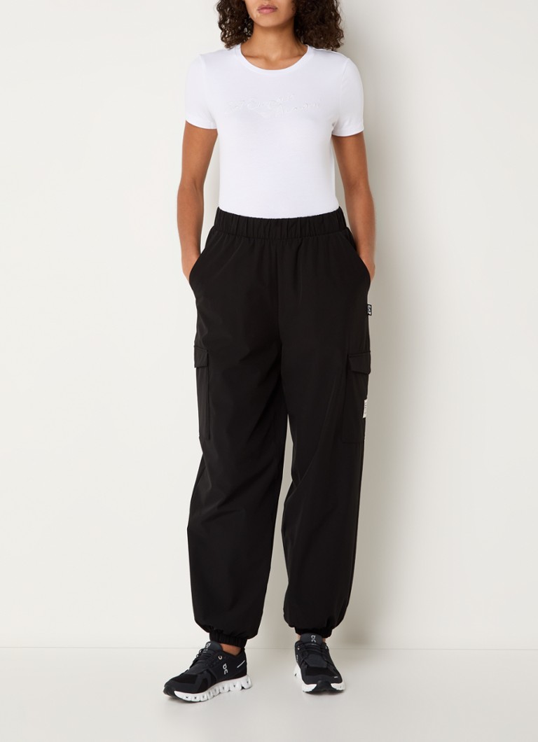 Tricou Emporio Armani cu logo brodat