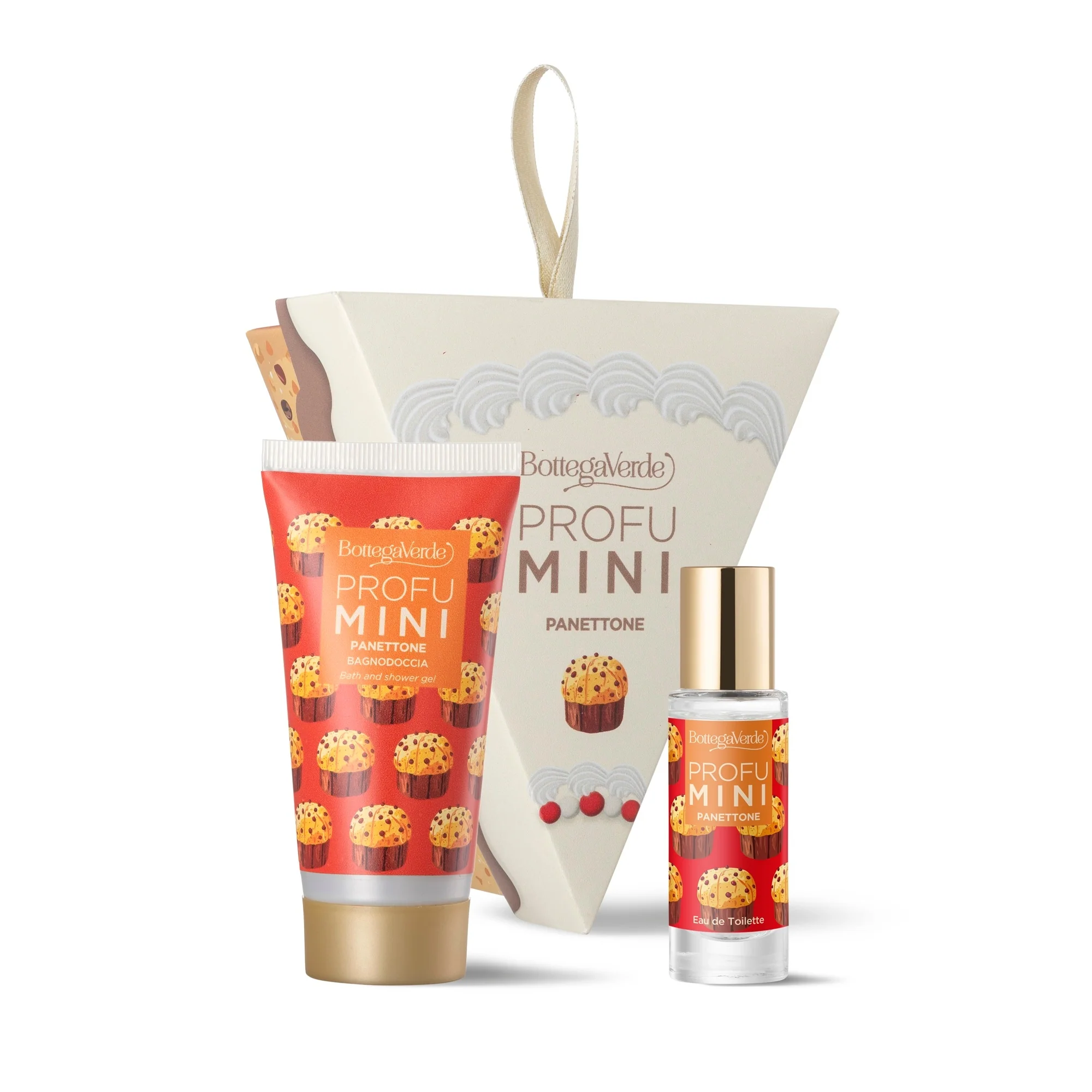 Holiday Collection ProfuMINI - Julekage Panettone - Parfume til kvinder, bade- og showergel, eau de toilette sæt
