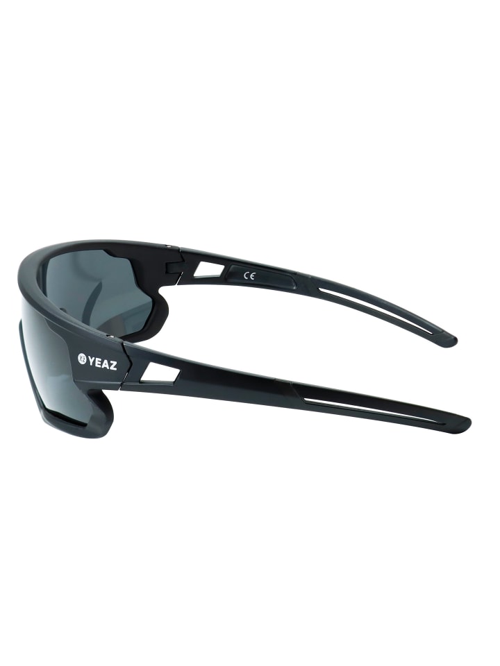 YEAZ SUNRISE Sport-Sonnenbrille Black in schwarz günstig kaufen onesize