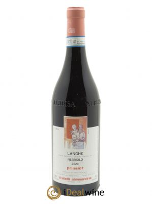 Langhe DOC Nebbiolo prinsiot Fratelli Alessandria  2020 - Lot de 1 Bouteille
