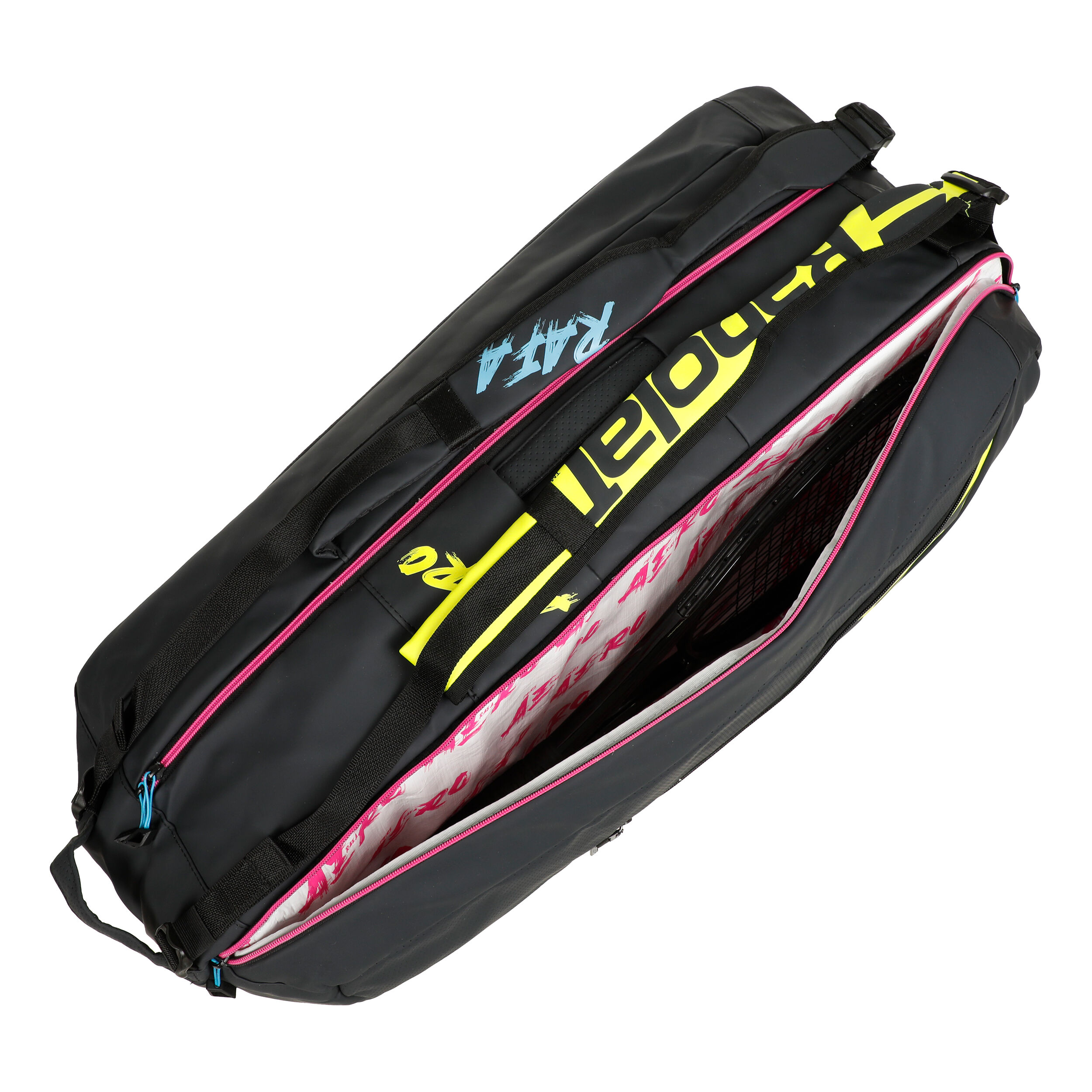 Rafael Nadal Pure Aero RH X6 Schlägertasche - Schwarz, Mehrfarbig