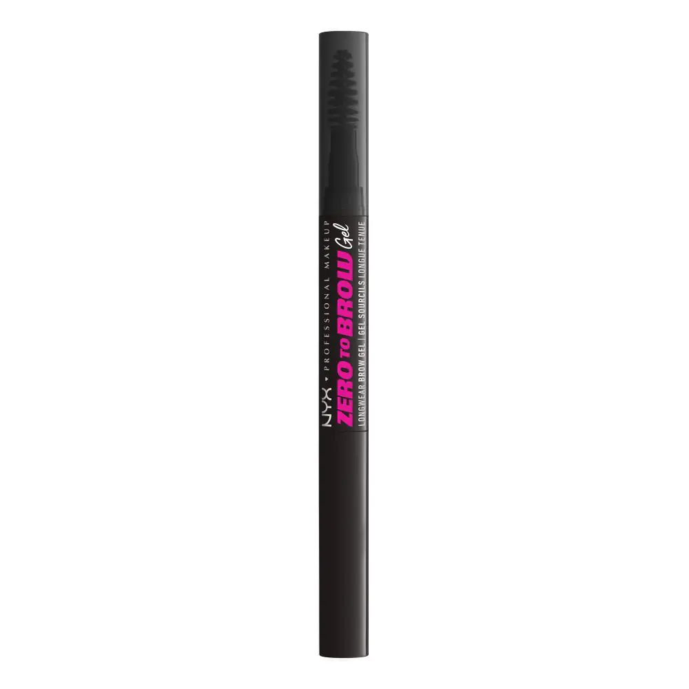 NYX Zero To Brow Eyebrow Gel Μαύρο