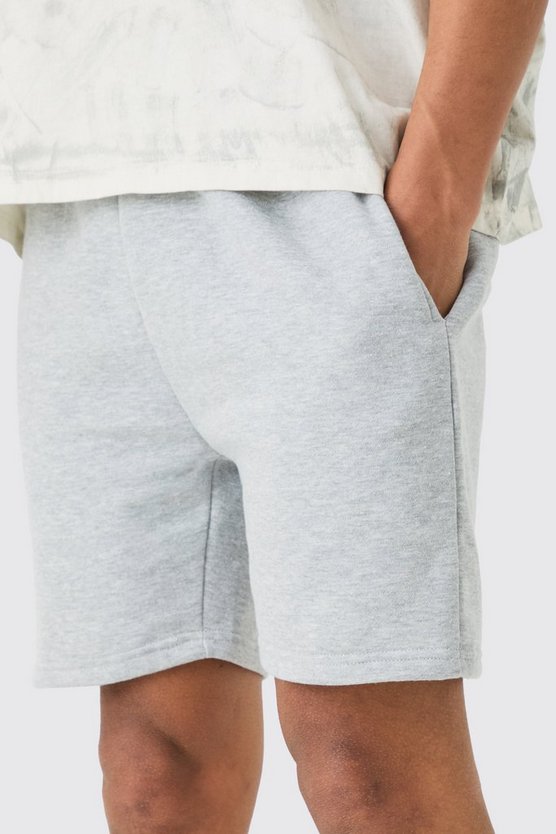 Kurze Slim-Fit Jersey-Shorts
