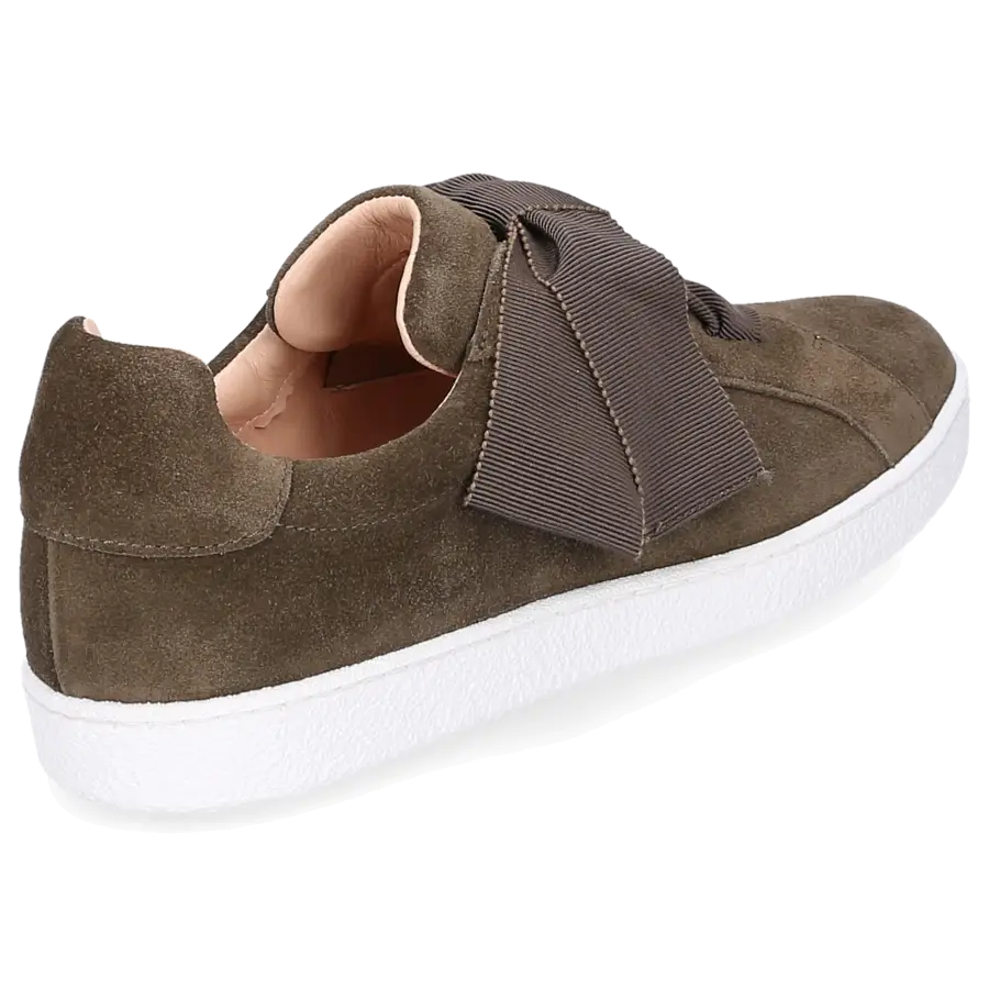 Unützer - Sneaker low 8254 Veloursleder khaki - grün