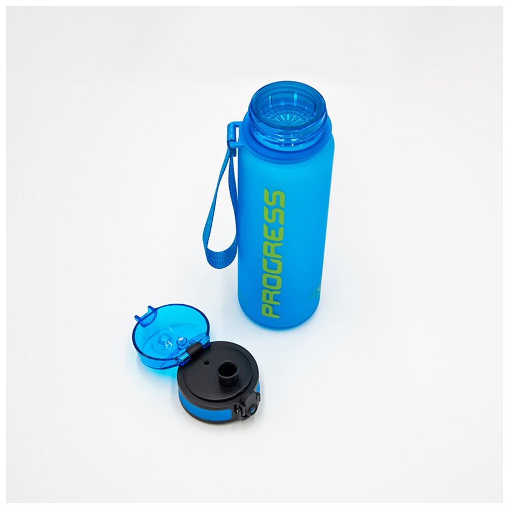 Progress Tritan 500 ml blaue Sporttrinkflasche