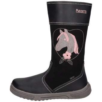 Puccetti Stiefel in schwarz
