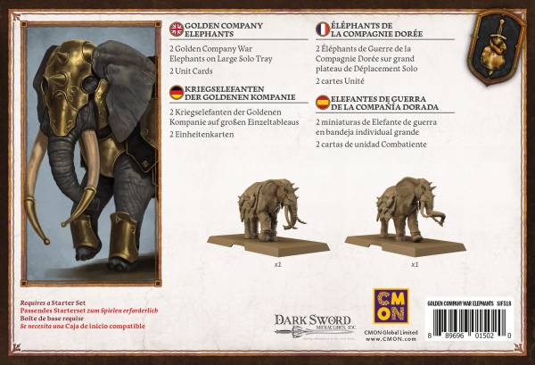 A Song of Ice & Fire – Golden Company War Elephants (Erw.)