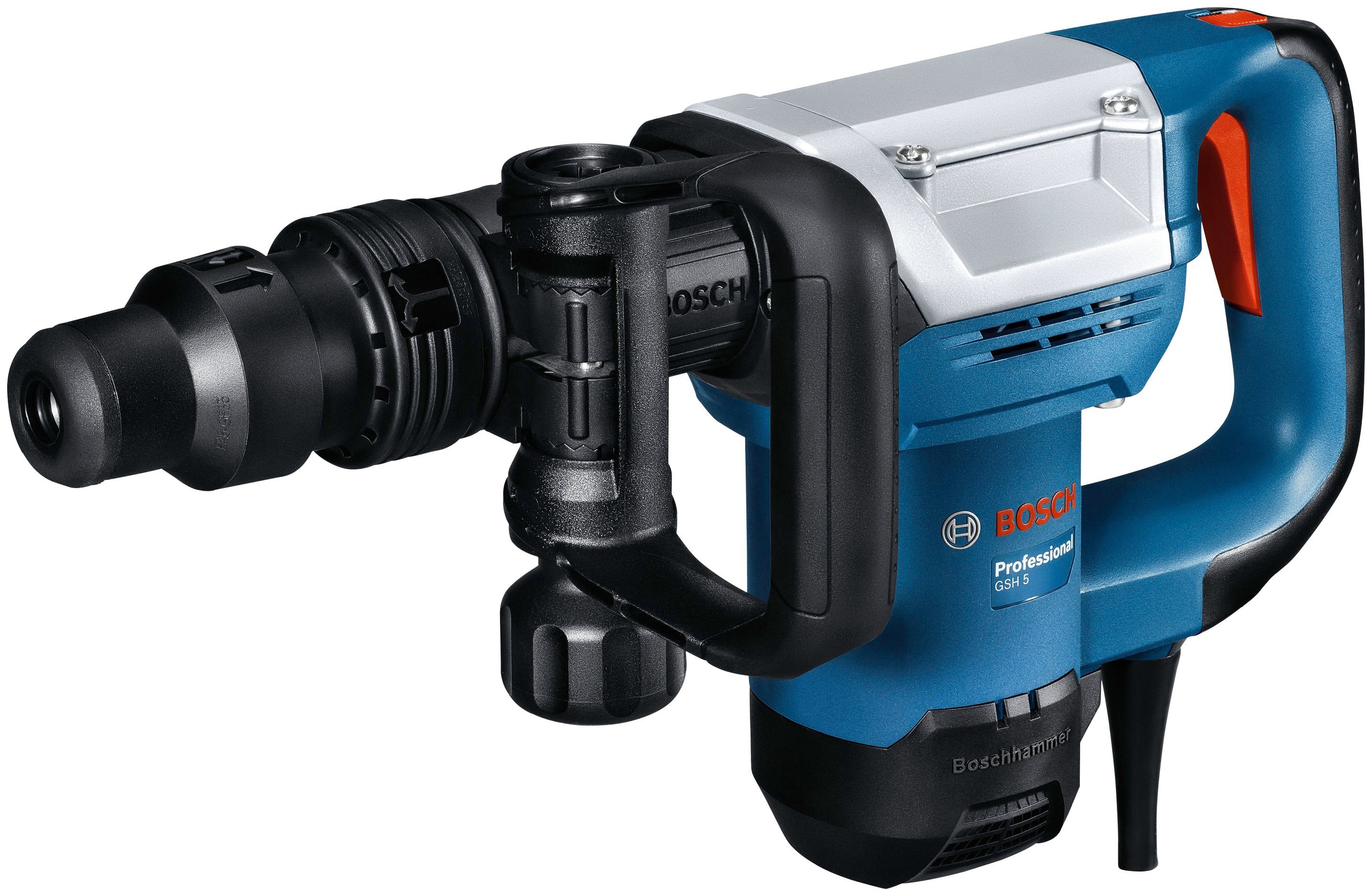 Bosch Professional Bohrhammer GSH 5 Professional, 230 V, (1-tlg), Schlaghammer Vario-Lock, mit SDS max