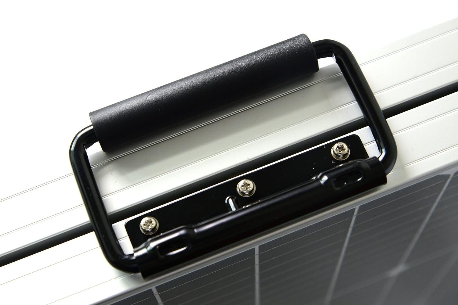 Falcon Solaranlage Falcon 130W Solarmodul faltbar mit Bluetooth MPPT-Regler Monokristalli