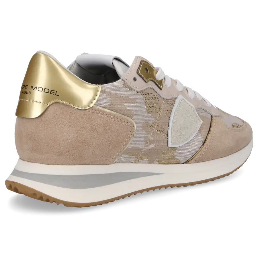 Philippe Model - Sneaker low TRPX Veloursleder Textil - beige