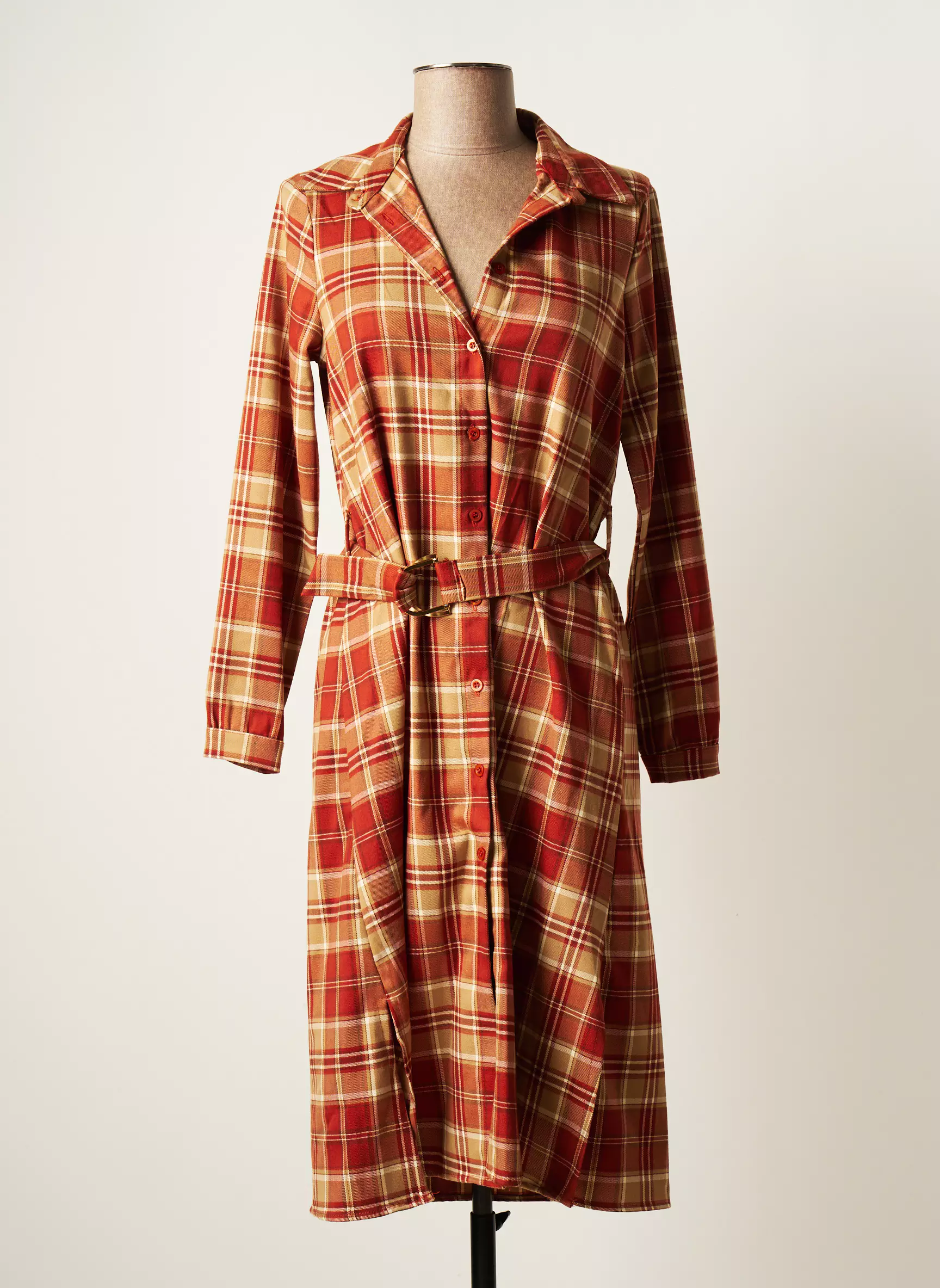 Rinascimento Robes Mi Longues Femme couleur orange