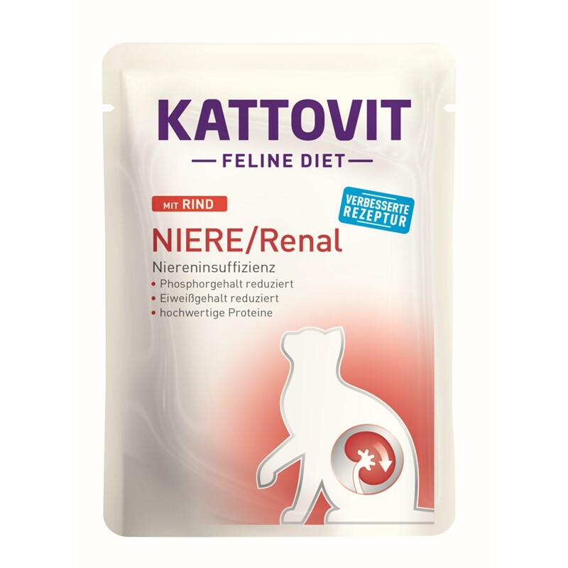 KATTOVIT Nierendiät KATTOVIT Niere/Renal 24x85g Pouch Rind