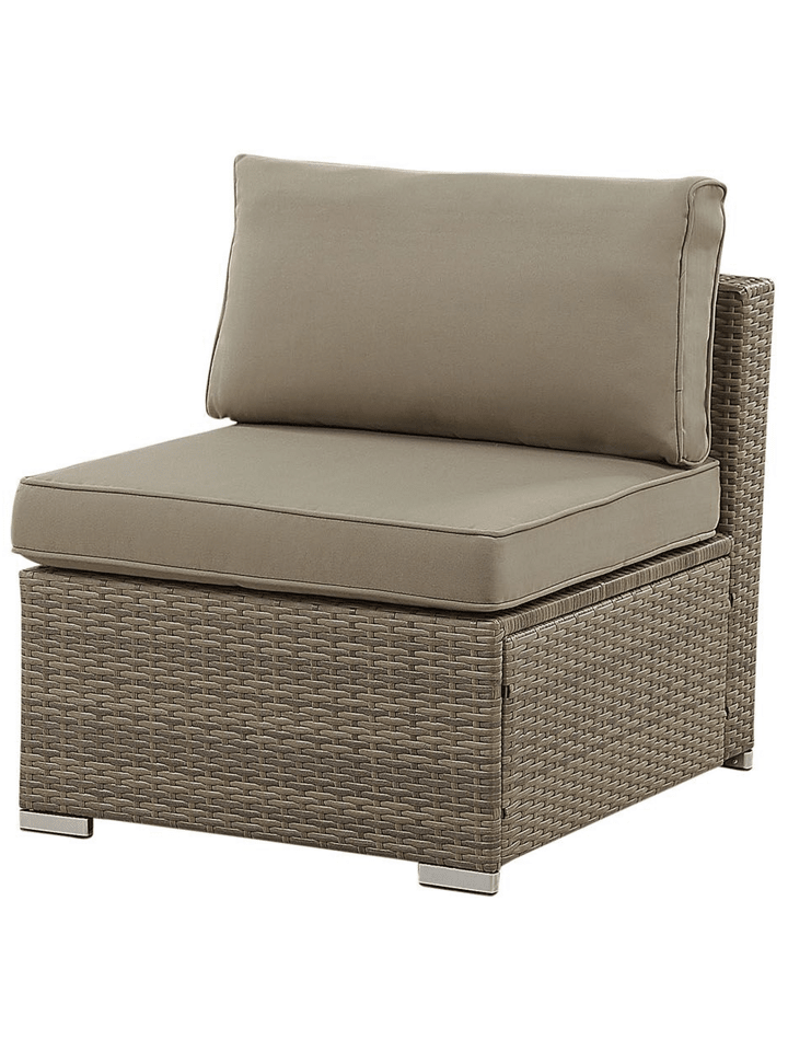 Beliani 7-tlg Lounge Set BELVEDERE in Braun günstig kaufen onesize
