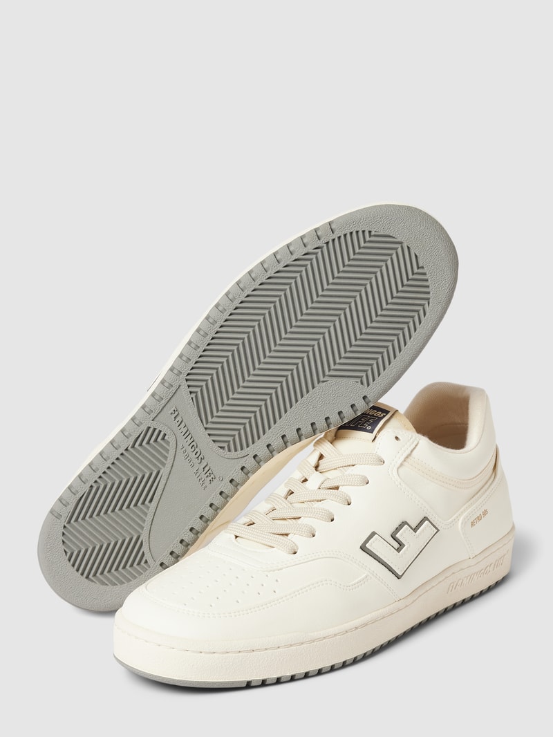 Sneaker mit Label-Details Modell 'RETRO 90s' in weiß