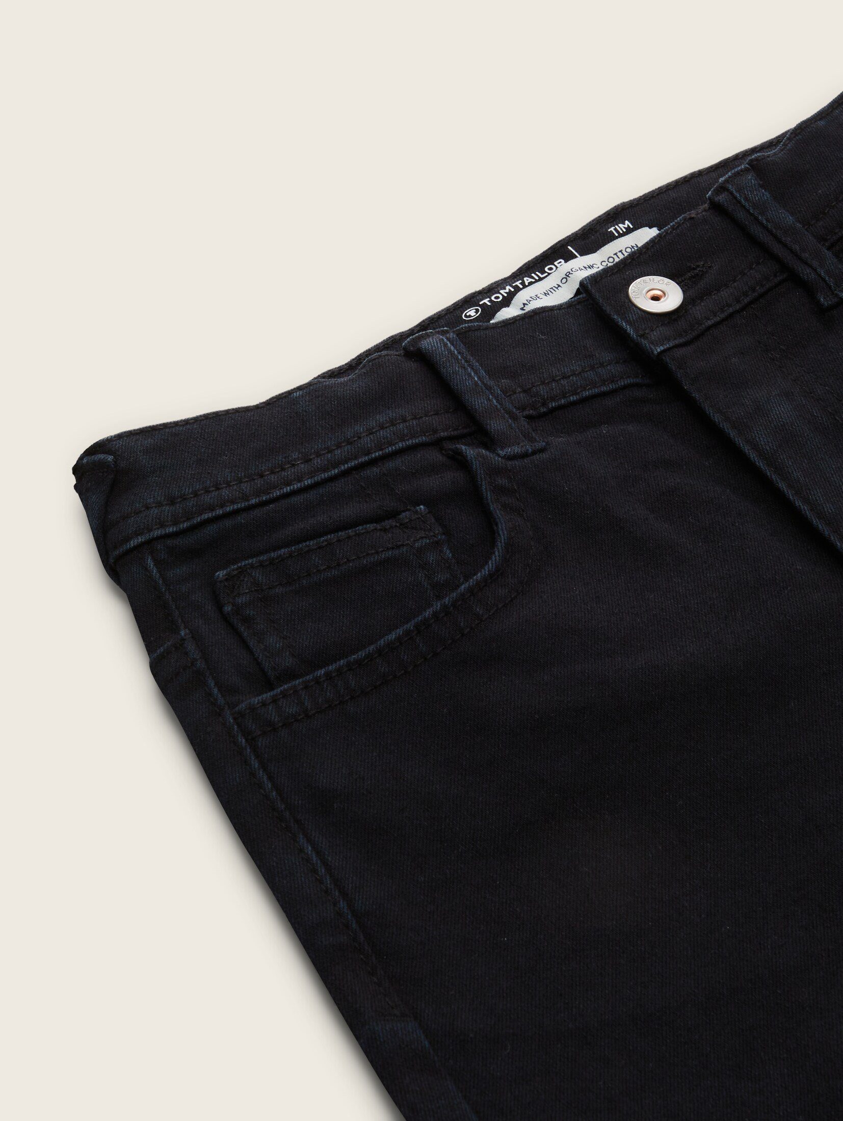TOM TAILOR Ankle-Jeans Tim Jeans mit Bio-Baumwolle