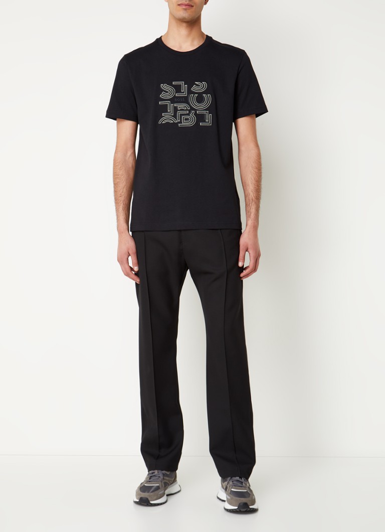 HUGO BOSS  T-shirt met logoprint