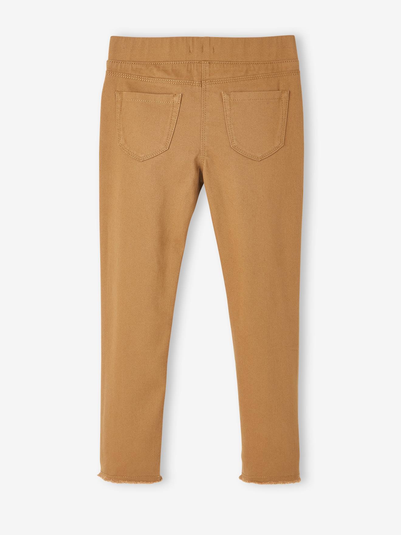 Tregging couleur fille caramel