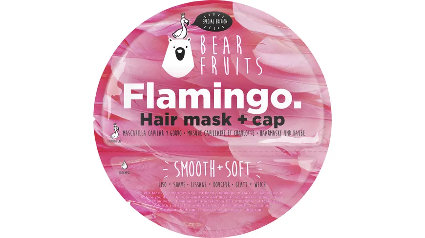 Bear Fruits Haarkur/Balsam/ Flamingo 20ml + Cap 20 ml