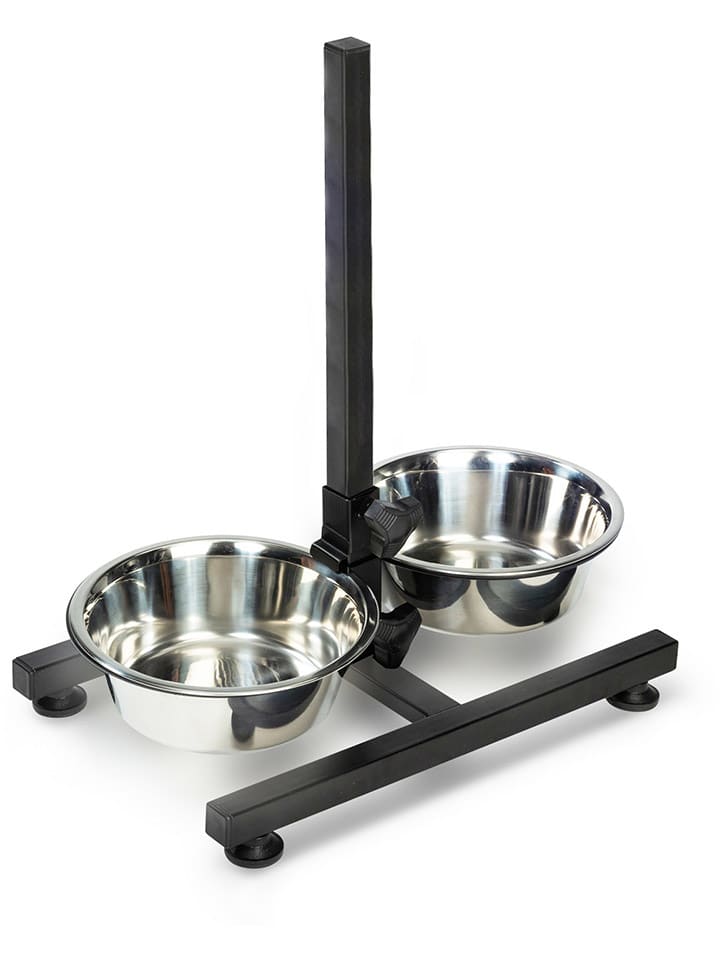 Inkazen 3tlg. Set: Futtergestell in Schwarz/ Silber günstig kaufen onesize