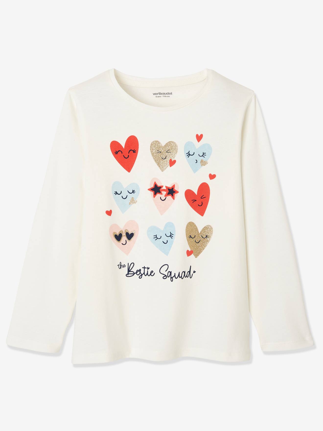 Lot de 2 pyjamas coeurs ivoire