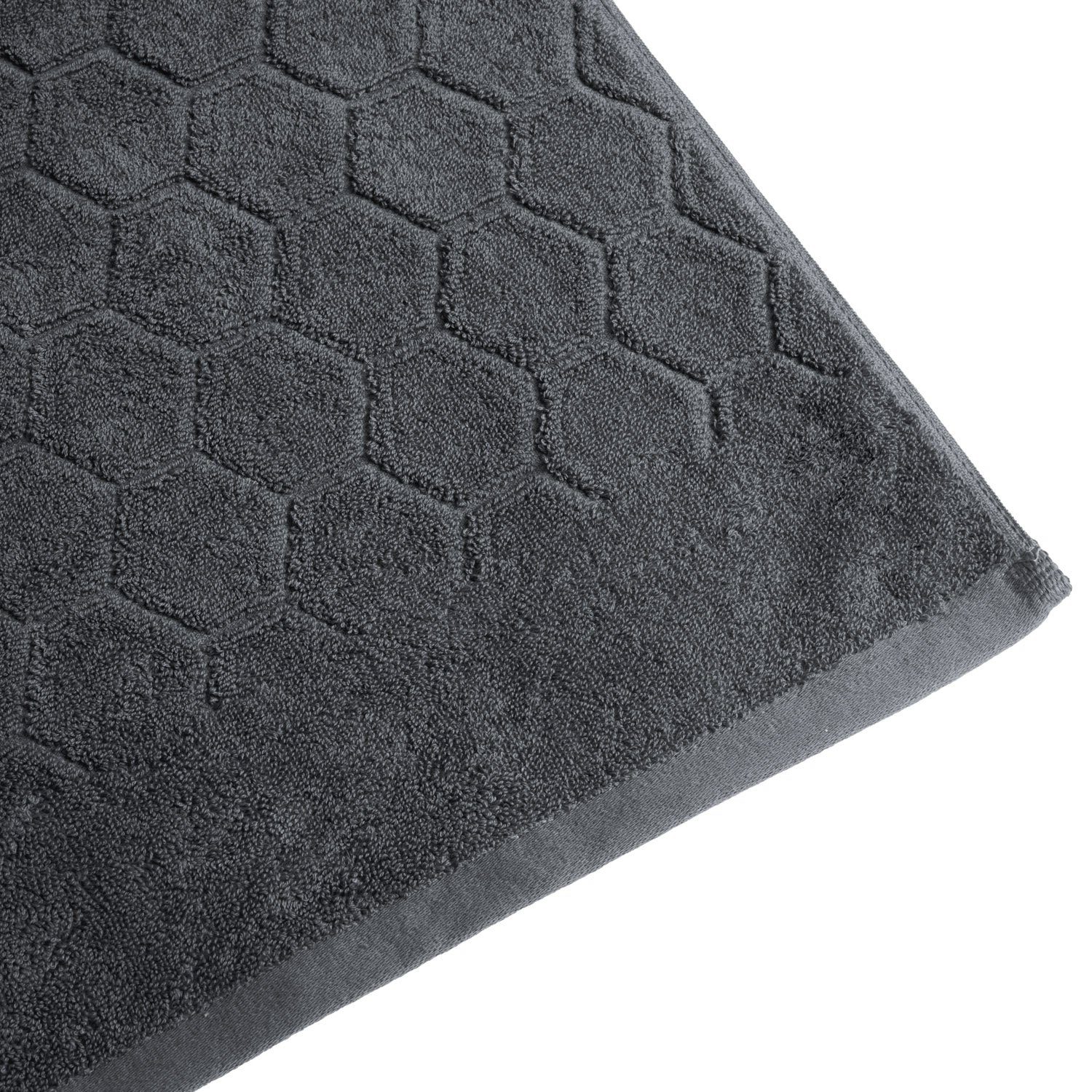 Aymando Handtuch Set Bio, Bio Baumwolle, (Set, 3-tlg), 30x30, 50x90, 70x140 cm Hexagon