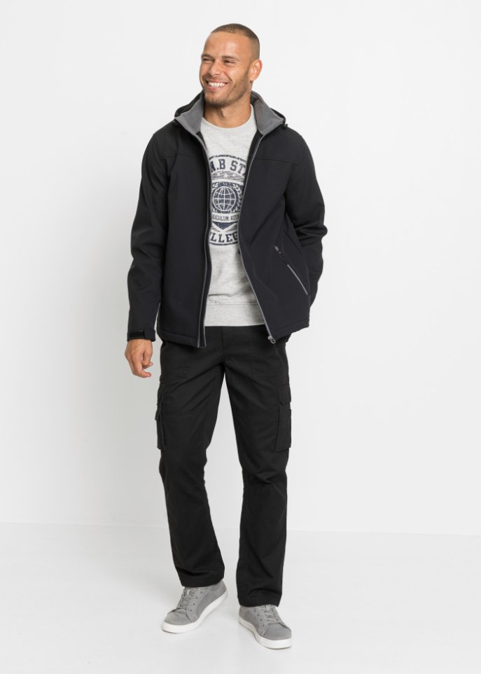 Softshelljacke mit Komfortschnitt