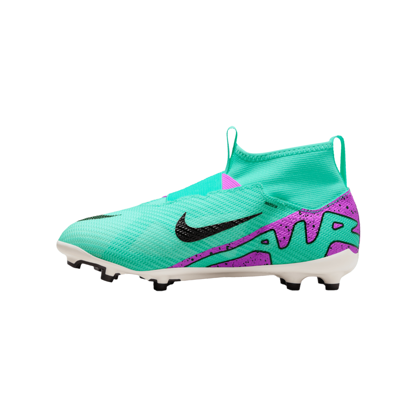 Nike Jr Air Zoom Mercurial Superfly IX Pro FG Kids Grün Schwarz Pink F300
