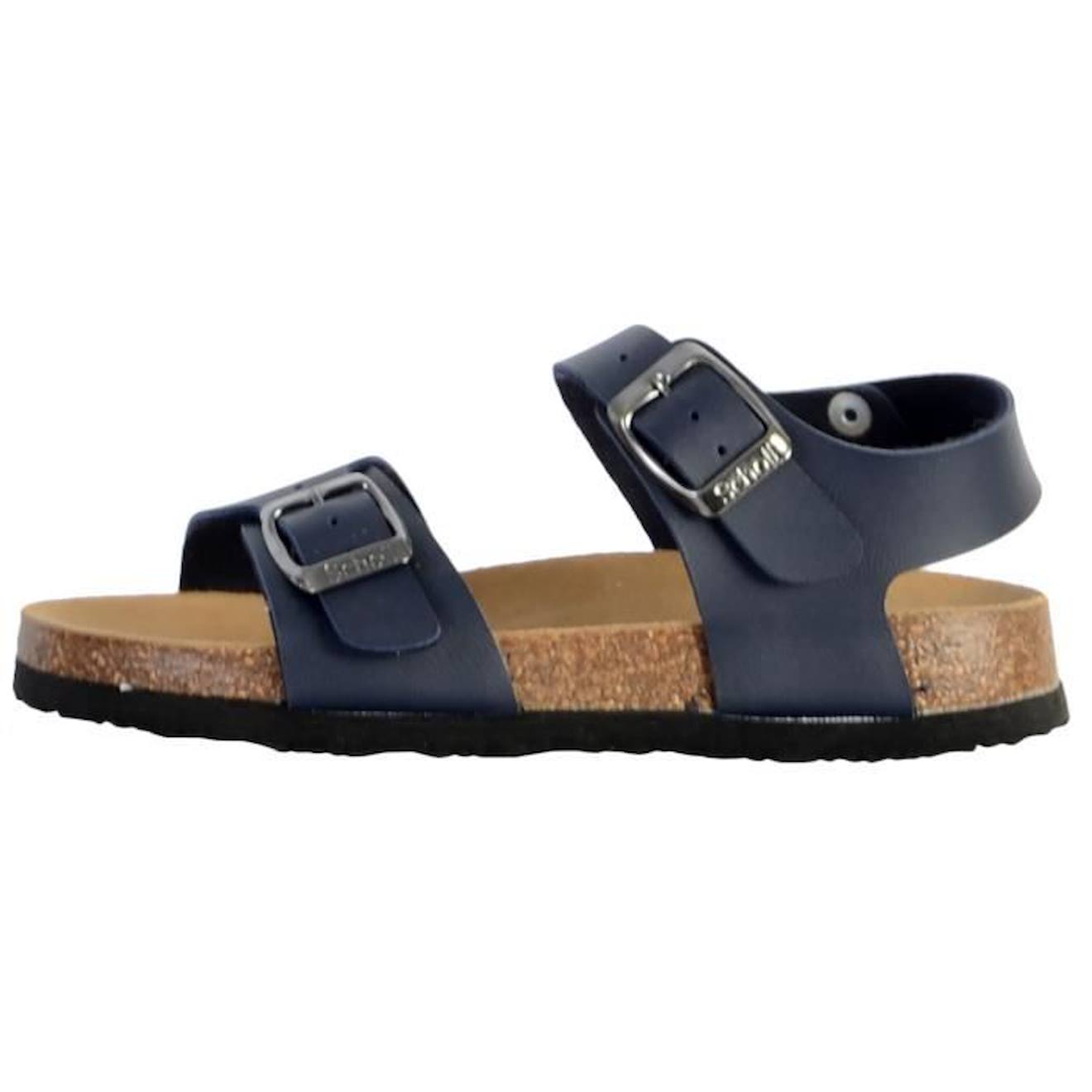 Mules Cuir Enfant Scholl Jean bleu