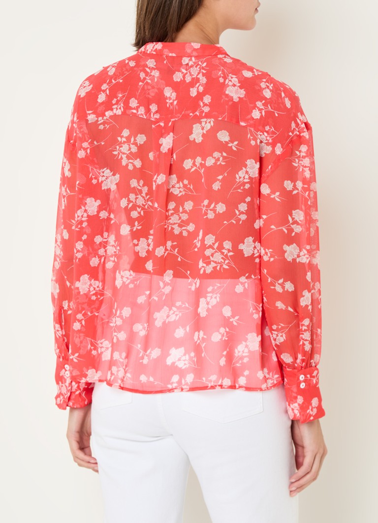 French Connection  Alessandra semi-transparante blouse met bloemenprint