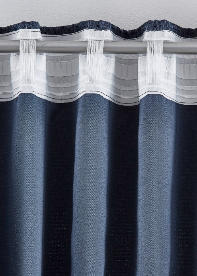 Jacquard Verdunkelungsvorhang mit Thermofunktion (1er Pack)