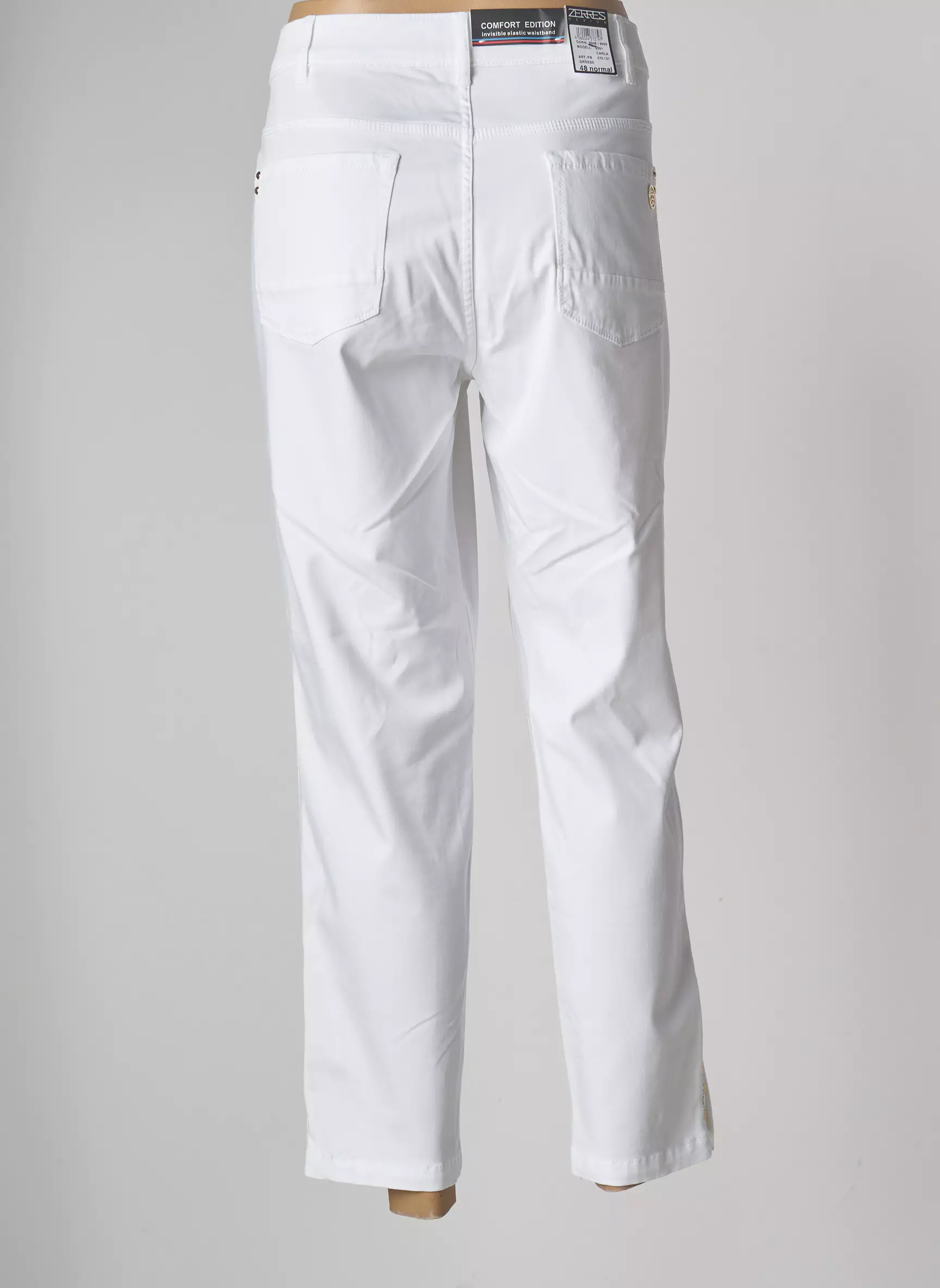 Zerres Leggings Femme couleur blanc