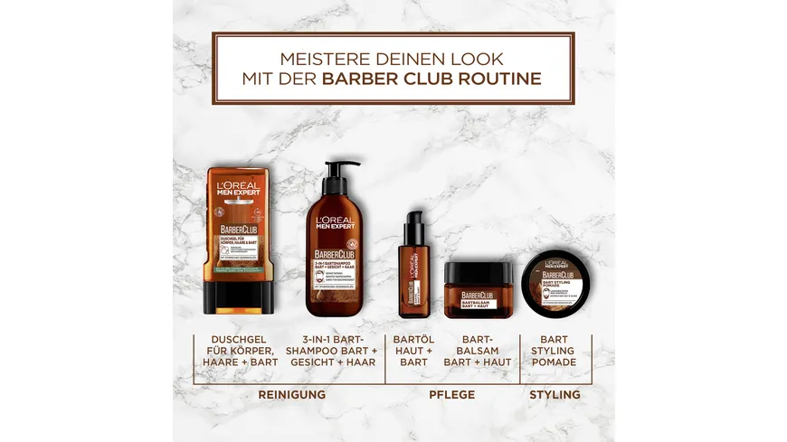 L'oréal Men Expert Barber Club Wash Gesichtsreinigung 200ml 200 ml