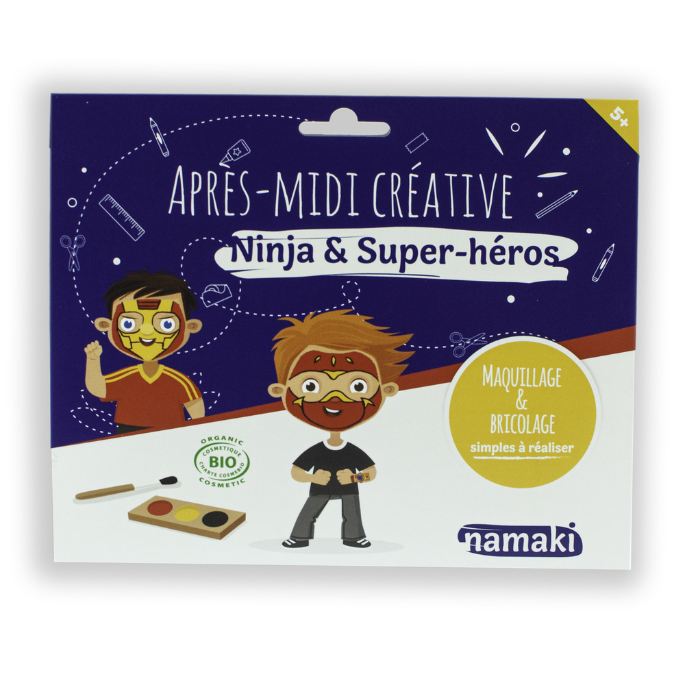 namaki Pochette Après-midi créative - Ninja & S uper-Héros* Maquillage de déguisement