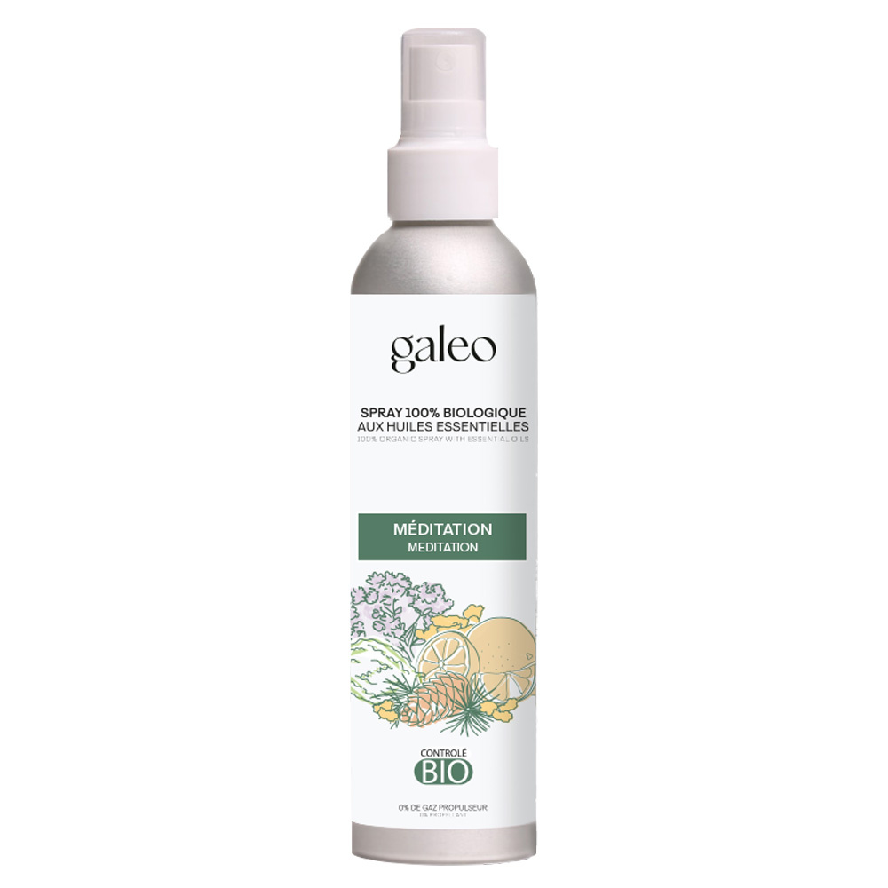 galeo SPRAY 100% BIOLOGIQUE 200 ML MÉDITATION Spray 100% biologique