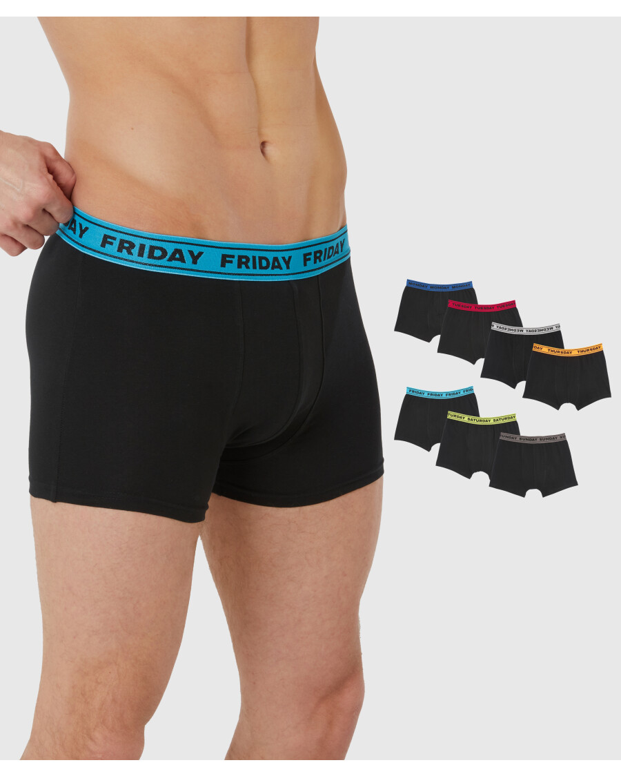 Retro Boxershorts Wochentage