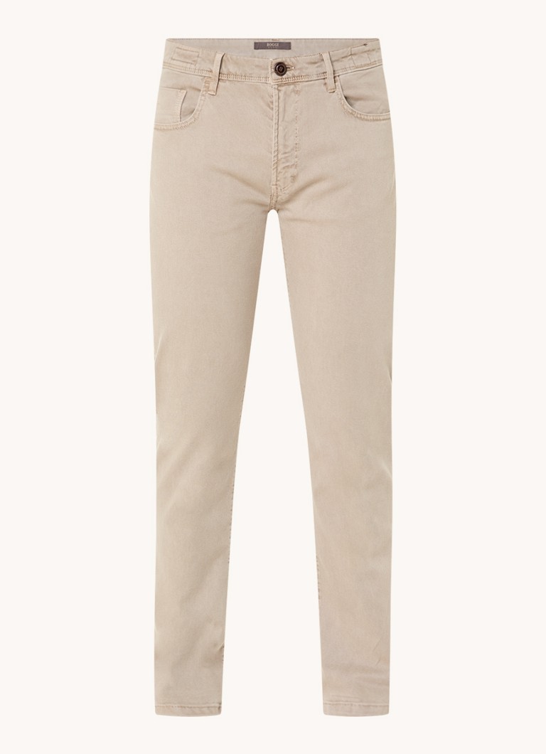 Boggi Milano Slim fit -farkut lyocell-sekoitteesta, väripesulla