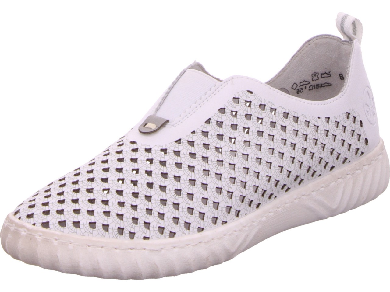RIEKER Stiefeletten weiss
