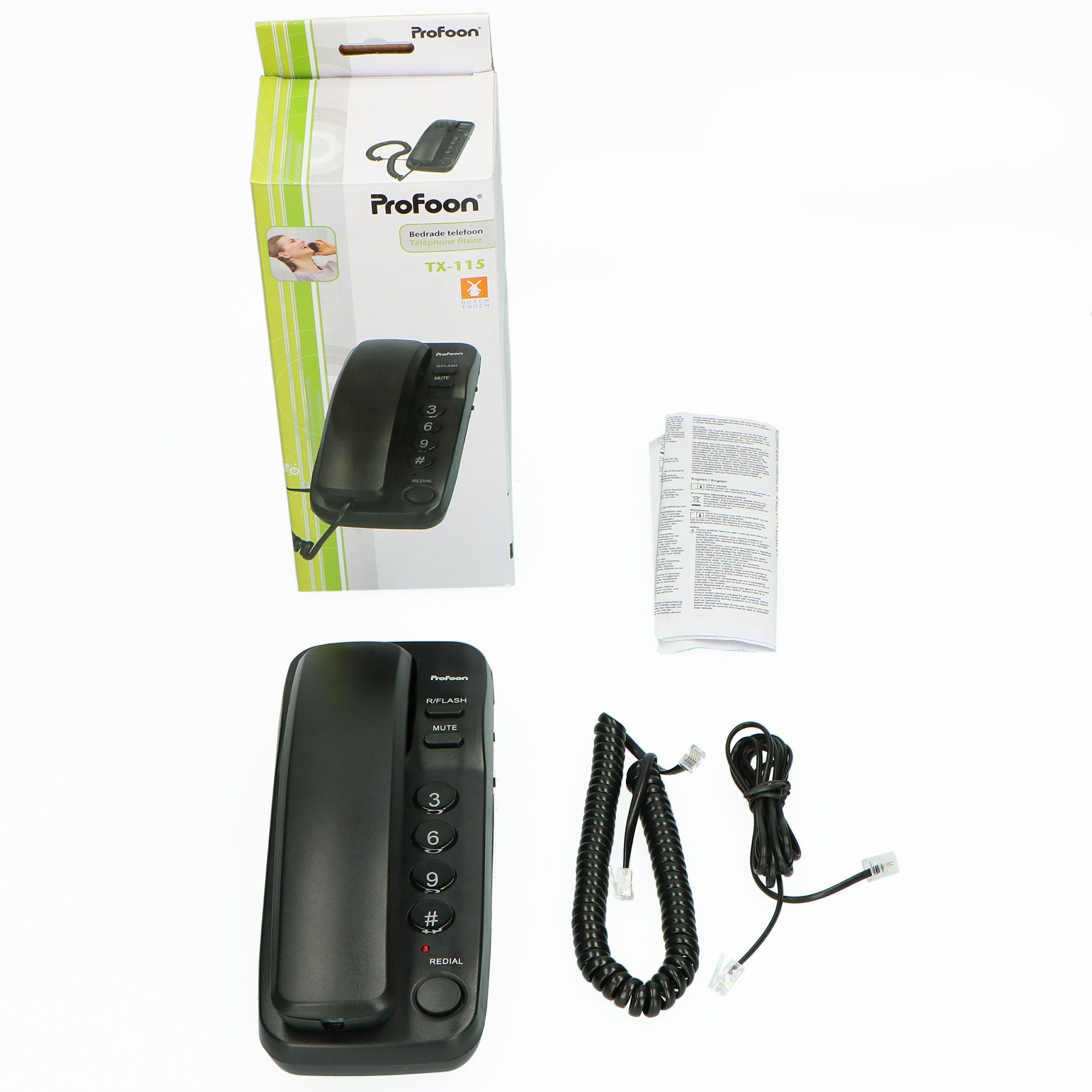 Profoon TX-115 - Schnurgebundenes Telefon Kabelgebundenes Telefon