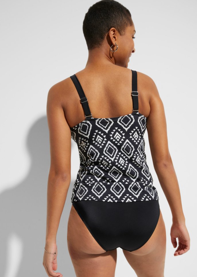 Tankini (2-tlg.Set) mit Prothesentasche aus recyceltem Polyamid